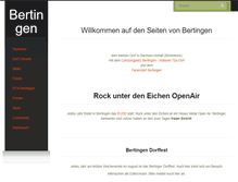 Tablet Screenshot of bertingen.com